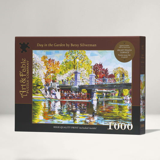 Day in the Garden 1000 Piece Premium Jigsaw Puzzle Art & Fable