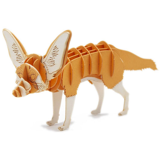 Desert Fox 3D Cardboard Model Kit Fridolin