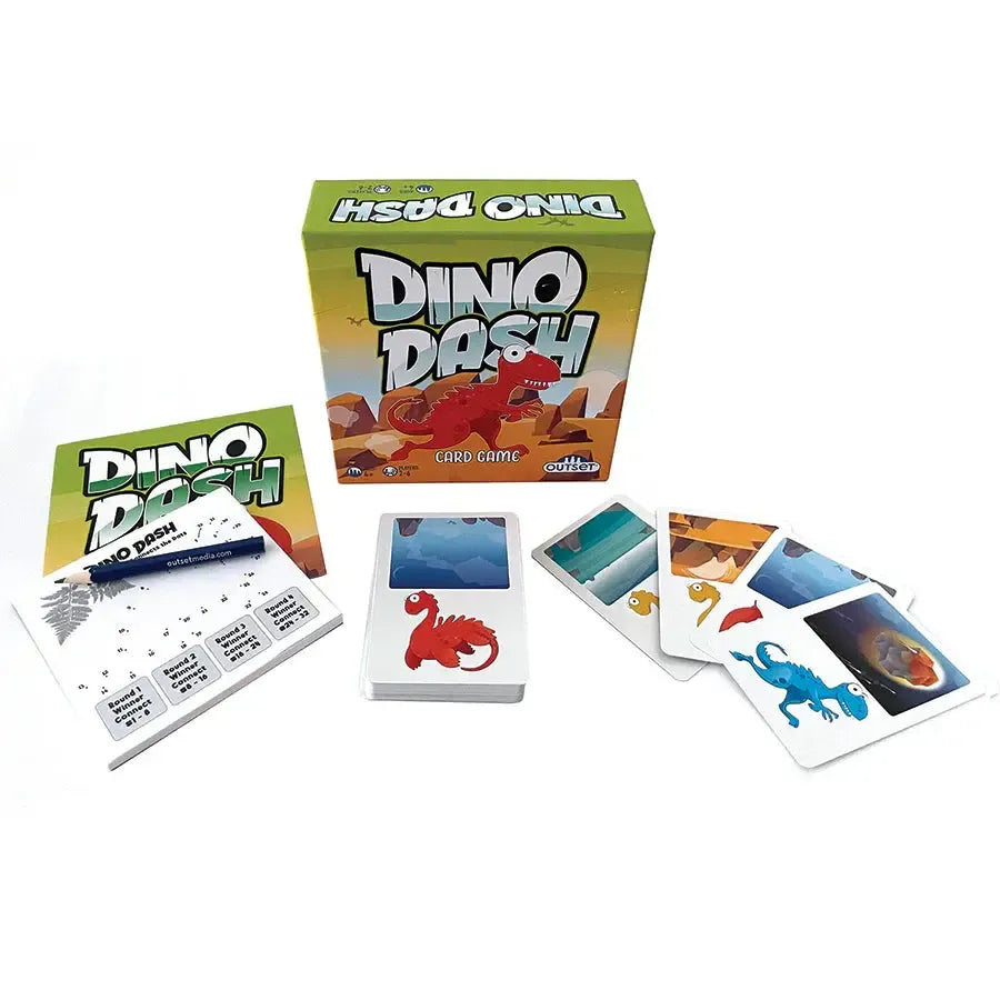 Dino Dash Card Game - Be Quick or Be Extinct - Outset