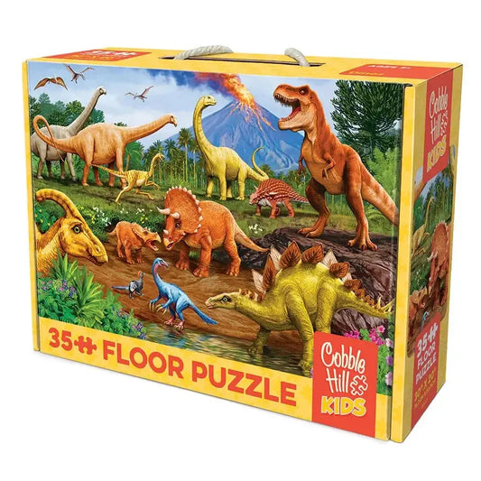 Dinos 35 Piece Floor Jigsaw Puzzle Cobble Hill