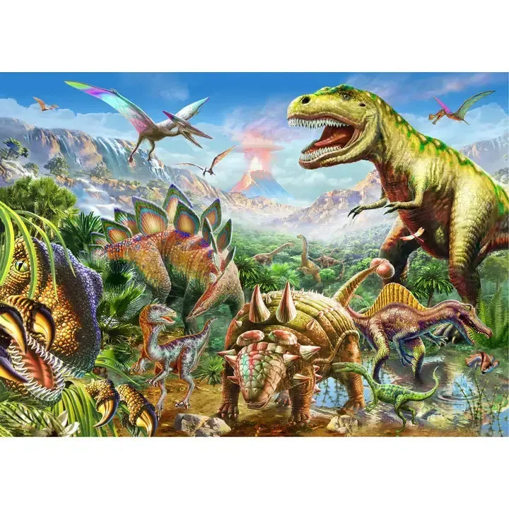 Dinosaur World 1000 Piece Jigsaw Puzzle Peter Pauper