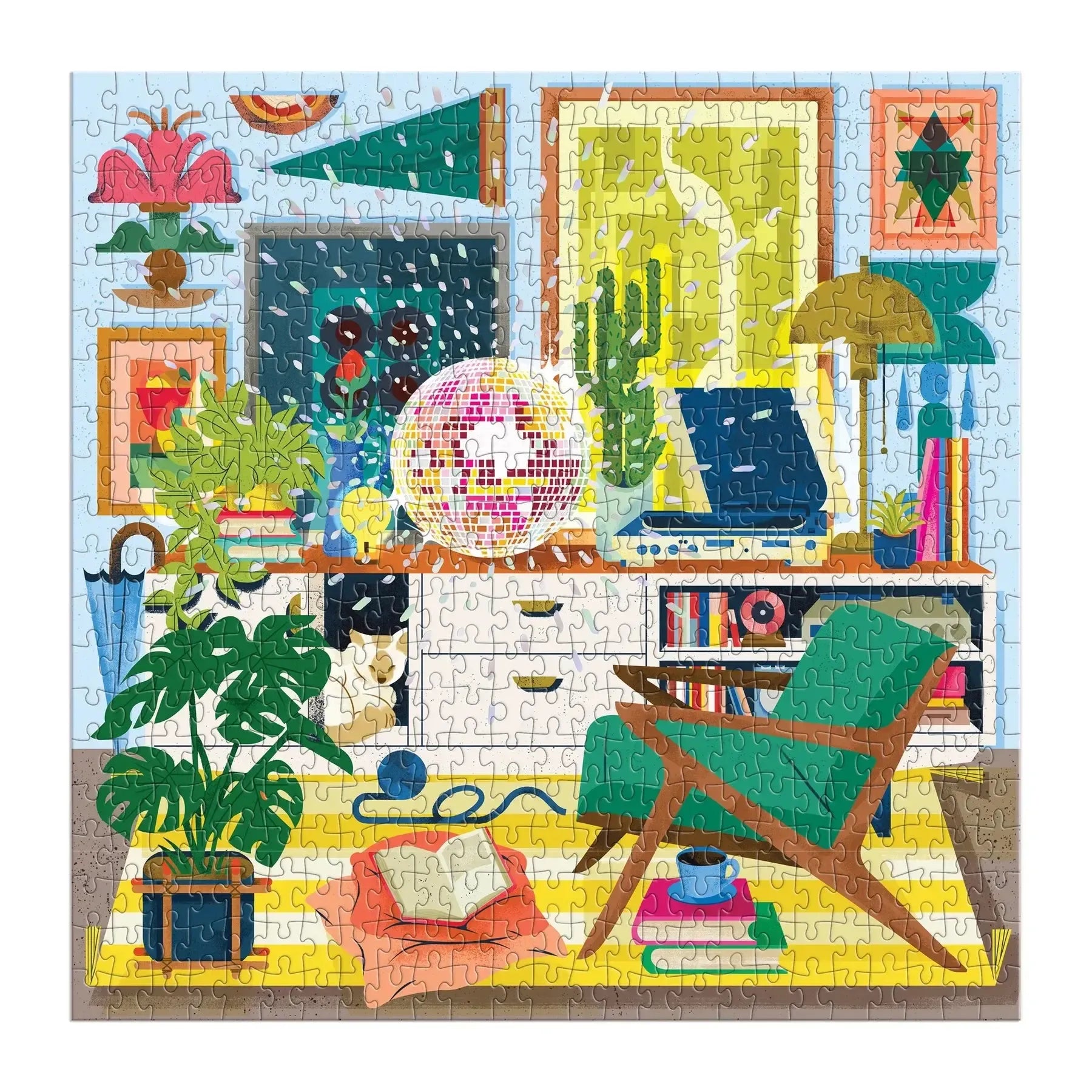 Disco Life 500 Piece Jigsaw Puzzle Galison
