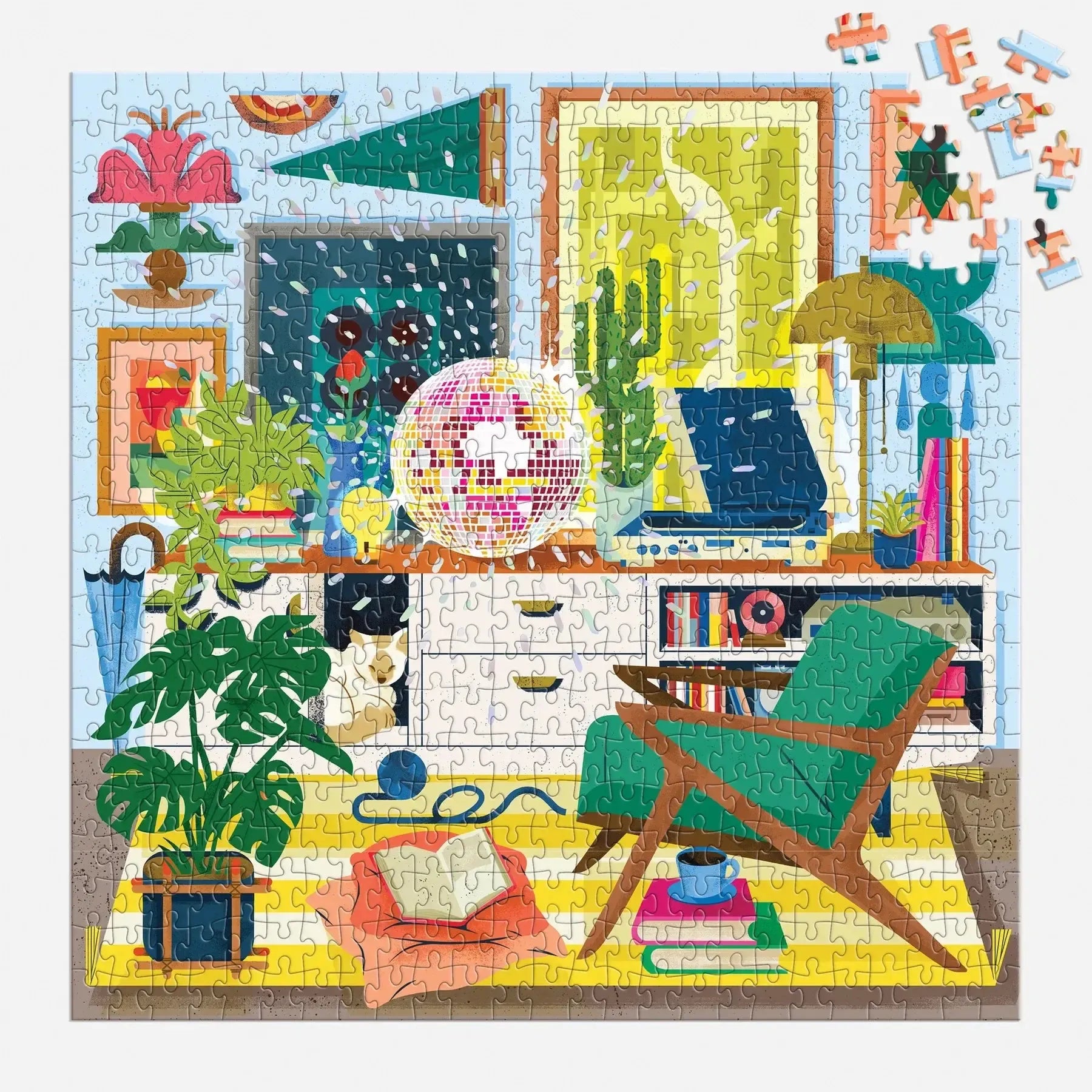 Disco Life 500 Piece Jigsaw Puzzle Galison
