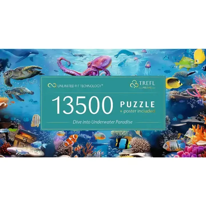 Dive into Underwater Paradise 13500 Piece Jigsaw Puzzle Trefl