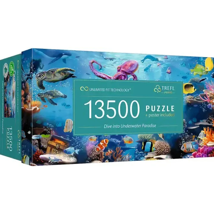 Dive into Underwater Paradise 13500 Piece Jigsaw Puzzle Trefl