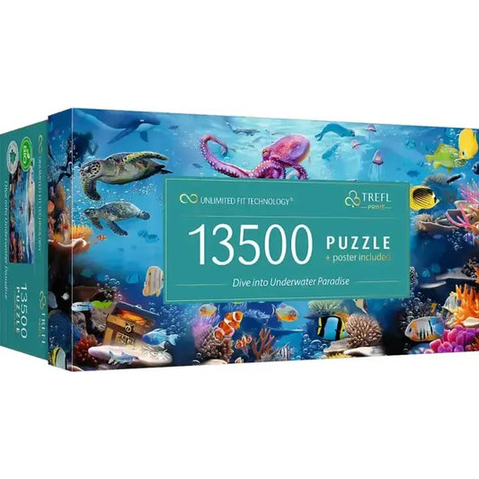 Dive into Underwater Paradise 13500 Piece Jigsaw Puzzle Trefl