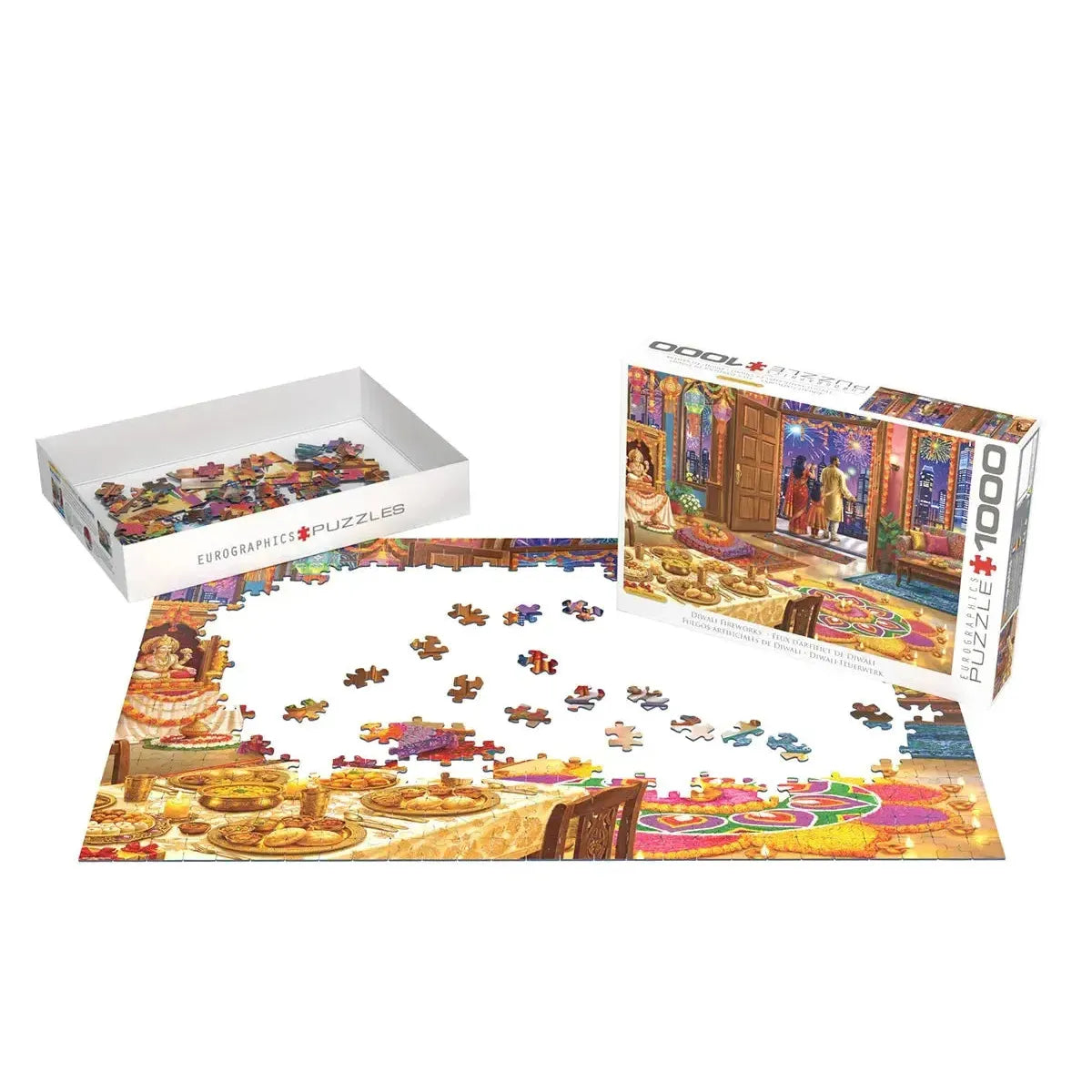 Diwali Fireworks 1000 Piece Jigsaw Puzzle Eurographics