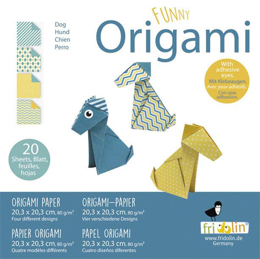 Dog Funny Origami Kit Fridolin