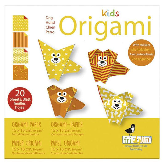 Dog Kids Origami Kit Fridolin