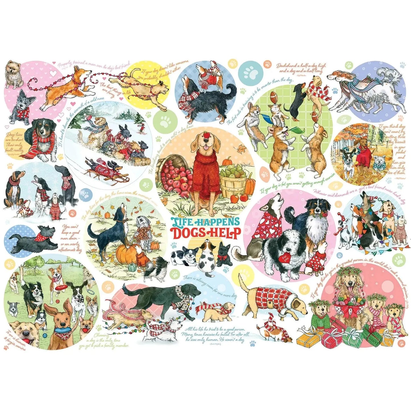 Dog Thoughts 1000 Piece Jigsaw Puzzle Cobble Hill