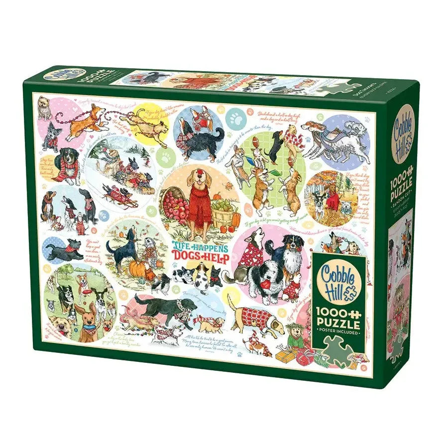 Dog Thoughts 1000 Piece Jigsaw Puzzle Cobble Hill