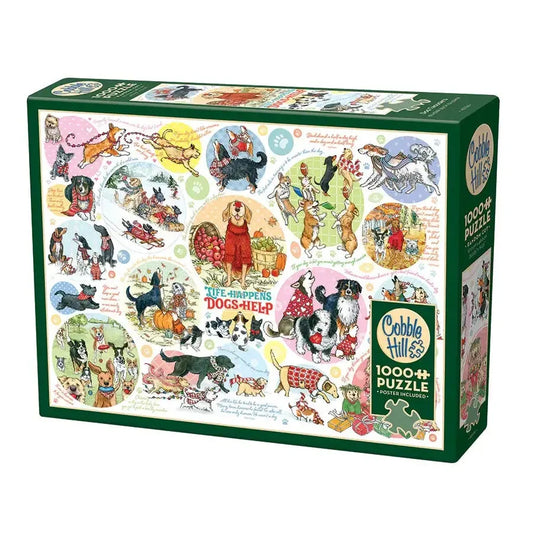 Dog Thoughts 1000 Piece Jigsaw Puzzle Cobble Hill