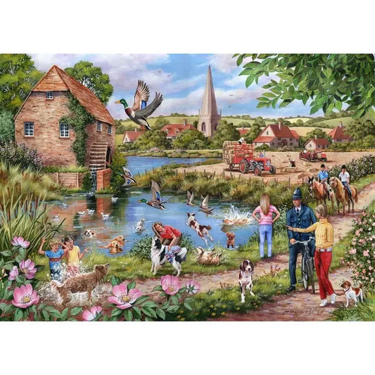 Doggy Paddle 1000 Piece Jigsaw Puzzle HOP