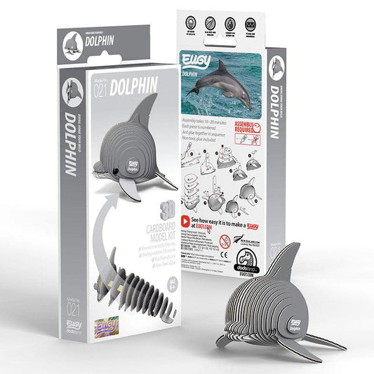 Dolphin 3D Cardboard Model Kit Eugy