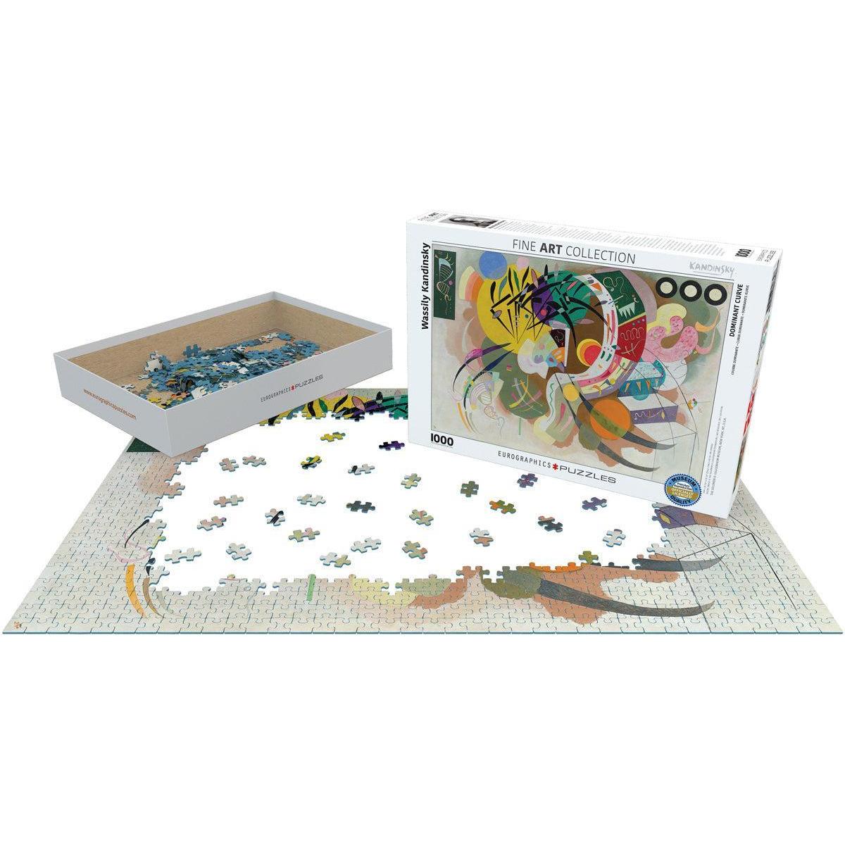 Dominant Curve by Kandinsky 1000 Piece Jigsaw Puzzle Eurographics