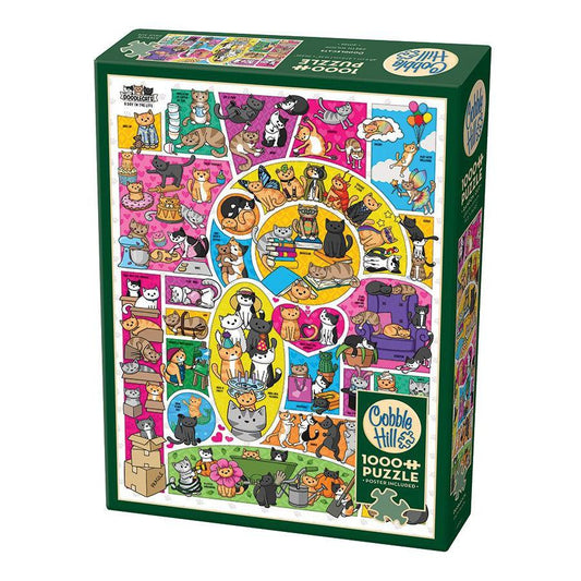 Doodlecats 1000 Piece Jigsaw Puzzle Cobble Hill
