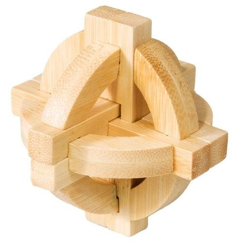 Double Disc 3D Bamboo Puzzle Fridolin