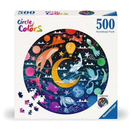 Dreams "Circle of Colors" 500 Piece Round Jigsaw Puzzle Ravensburger
