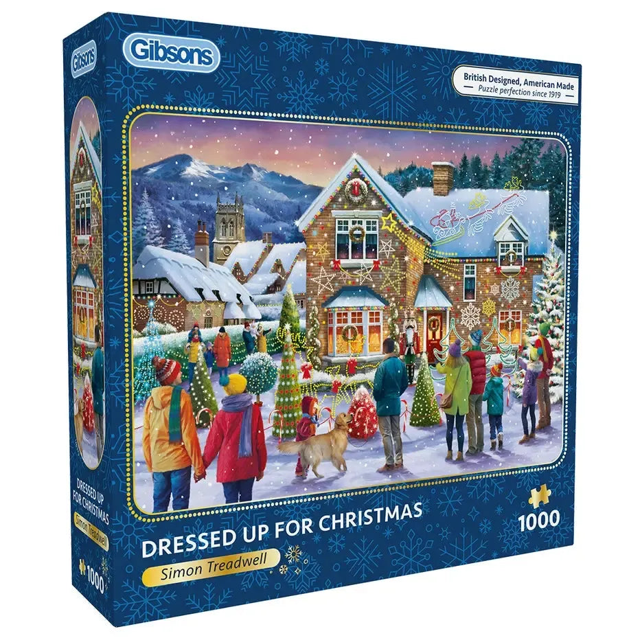 Dressed Up for Christmas 1000 Piece Jigsaw Puzzle Gibsons