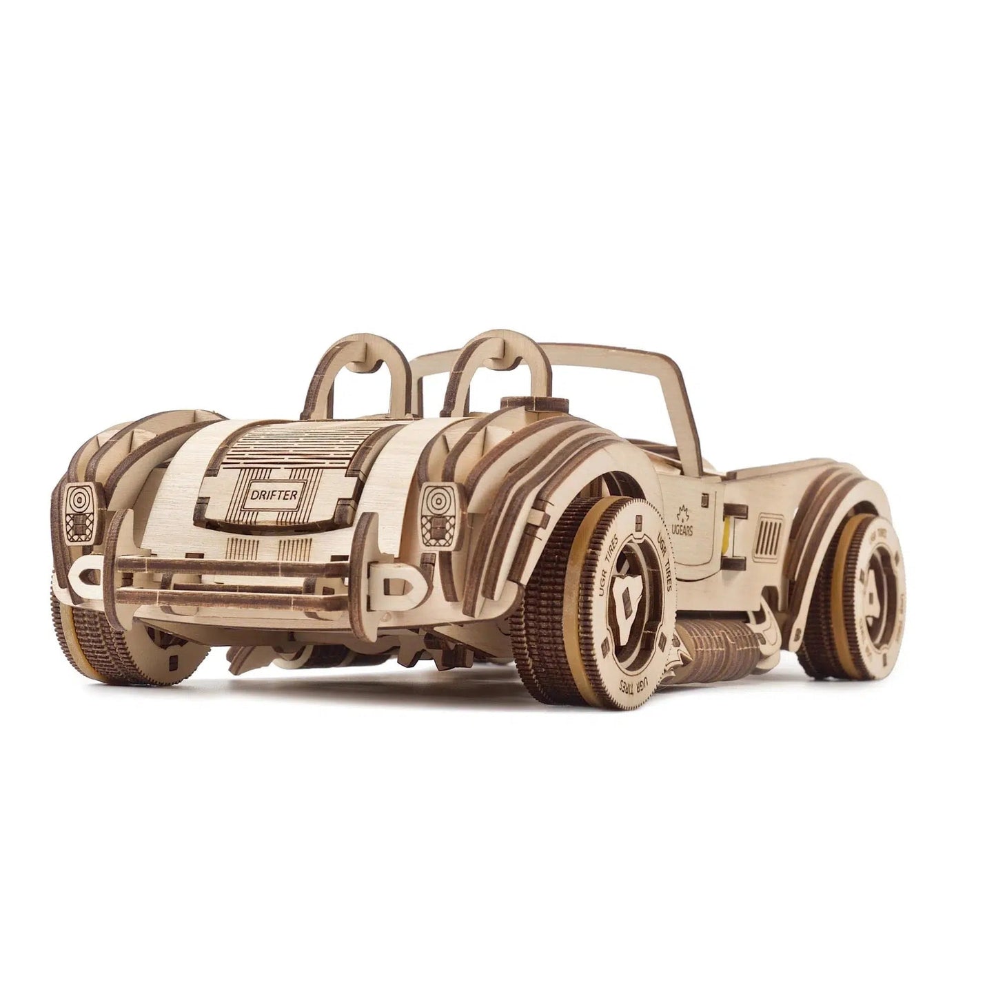Drift Cobra Racing Car 3D Wood Model Kit UGEARS