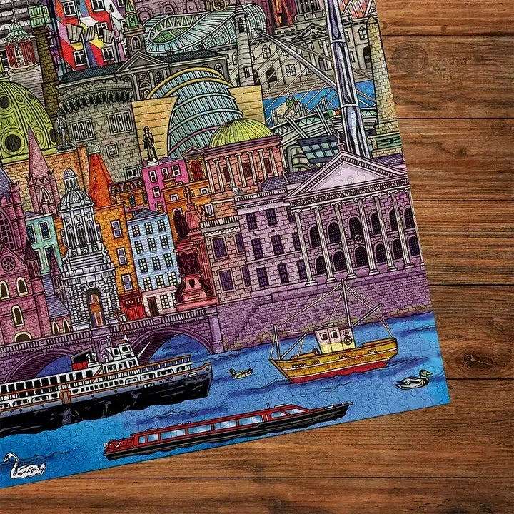 Dublin Cityscape 500 Piece Jigsaw Puzzle Gibsons