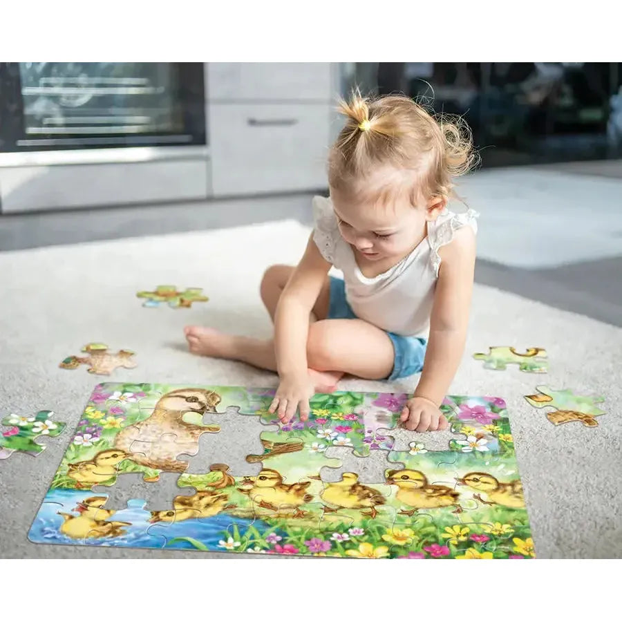 Ducklings 35 Piece Floor Jigsaw Puzzle Cobble Hill