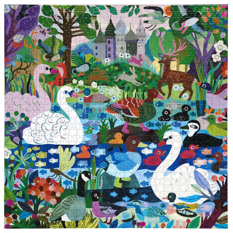 Ducks in the Clearing 1000 Piece Jigsaw Puzzle eeBoo