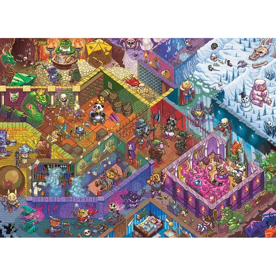 Dungeon Run 500 Piece Jigsaw Puzzle Cobble Hill