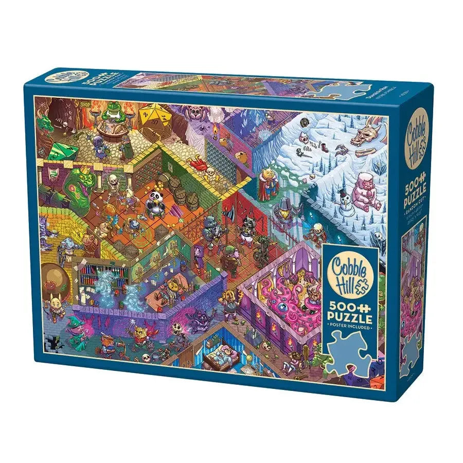Dungeon Run 500 Piece Jigsaw Puzzle Cobble Hill