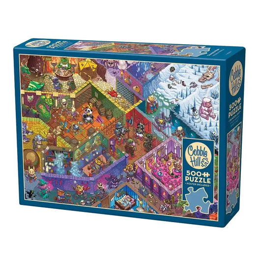 Dungeon Run 500 Piece Jigsaw Puzzle Cobble Hill
