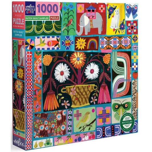 Dutch Quilt Sampler 1000 Piece Jigsaw Puzzle eeBoo