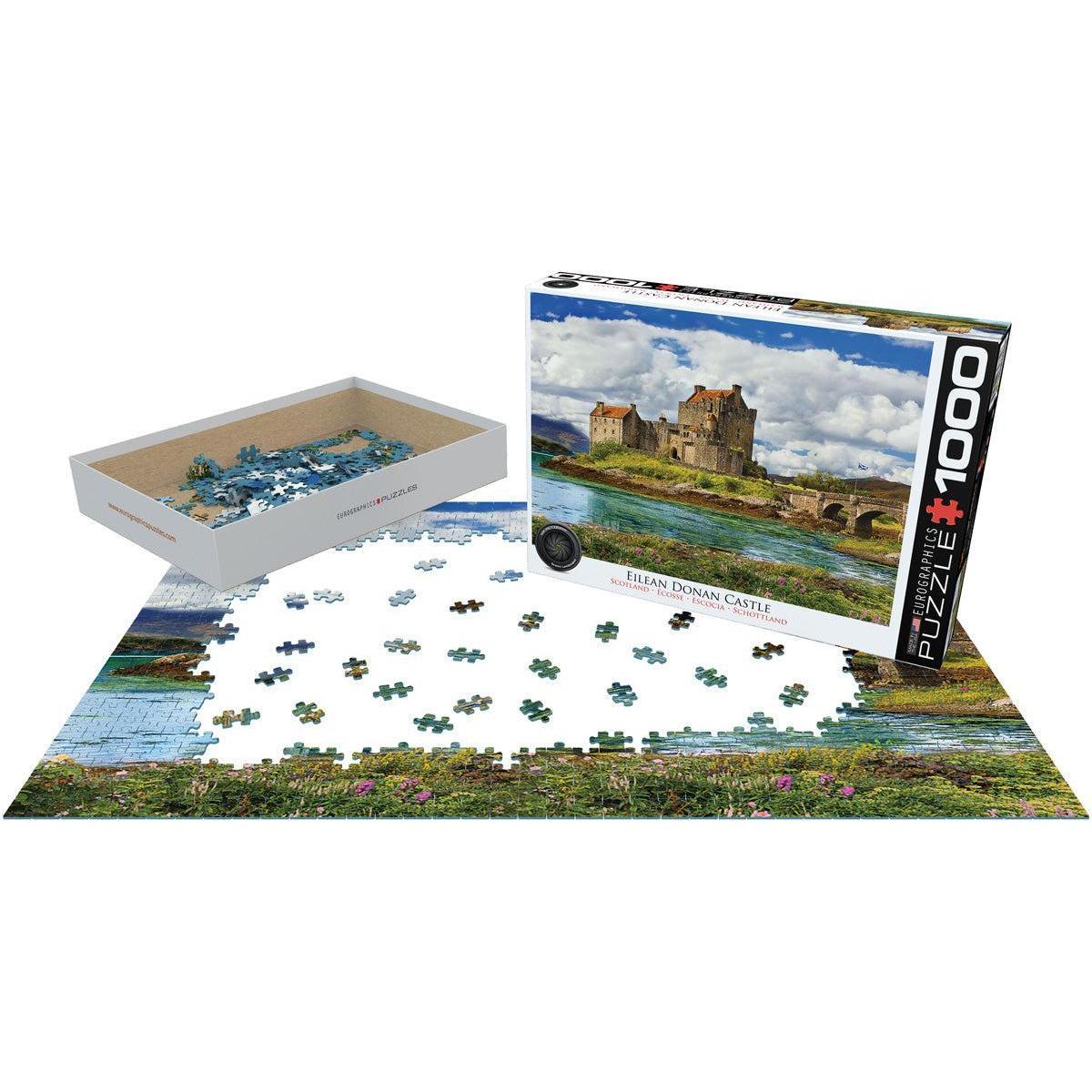 Eilean Donan Castle Scotland 1000 Piece Jigsaw Puzzle Eurographics