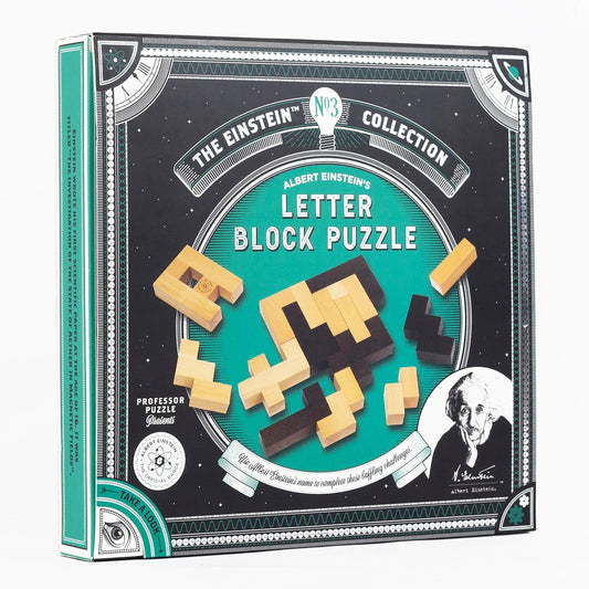 Einstein’s Letter Block Brainteaser Puzzle Professor Puzzle