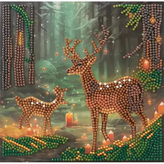 Enchanted Forest Crystal Art Card Kit Craft Buddy