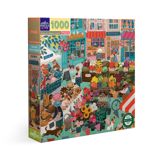 English Green Market 1000 Piece Jigsaw Puzzle eeBoo