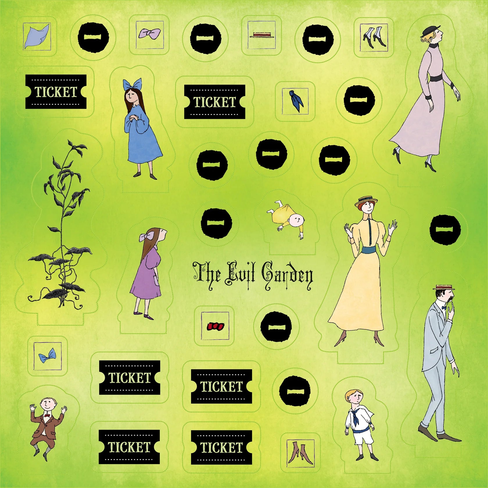 Escape from The Evil Garden: An Edward Gorey Board Game Pomegranate