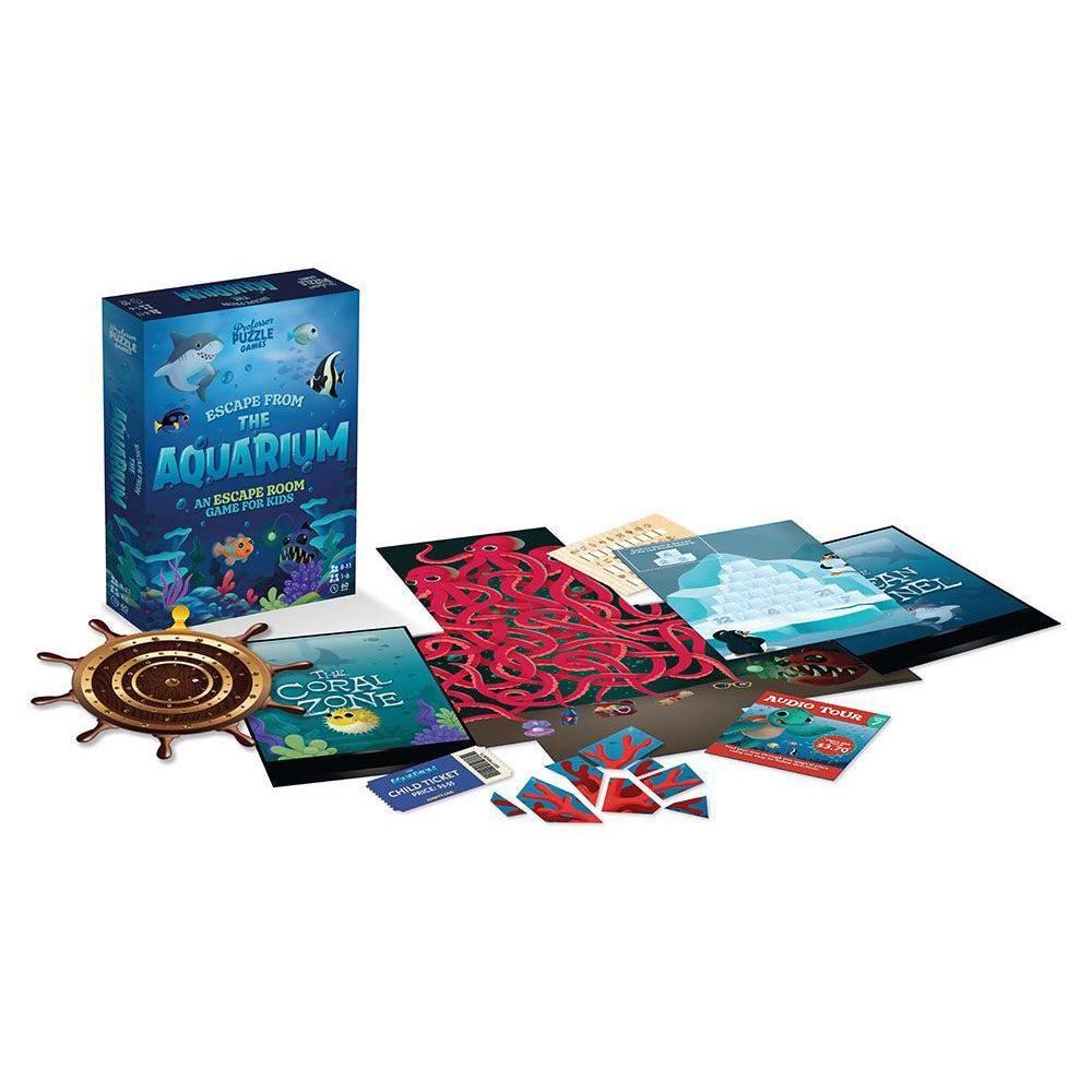 Escape from the Aquarium - Escape Room Game for Kids - Professor Puzzle
