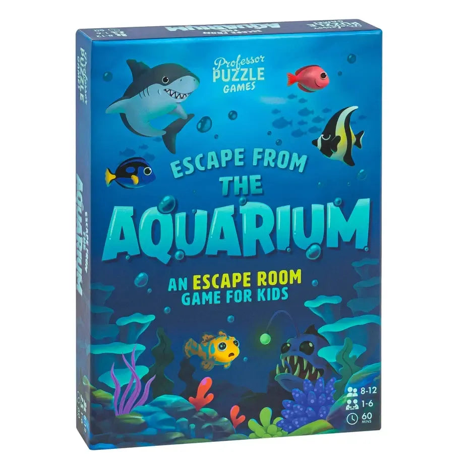Escape from the Aquarium - Escape Room Game for Kids - Professor Puzzle