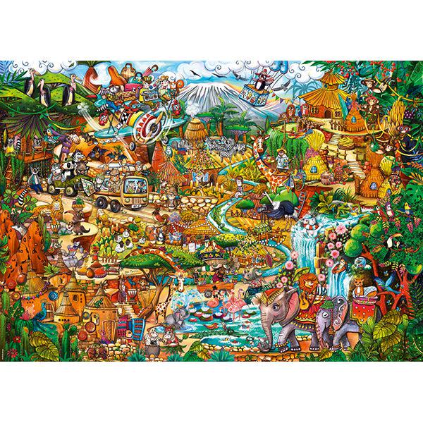 Exotic Safari 2000 Piece Jigsaw Puzzle Heye