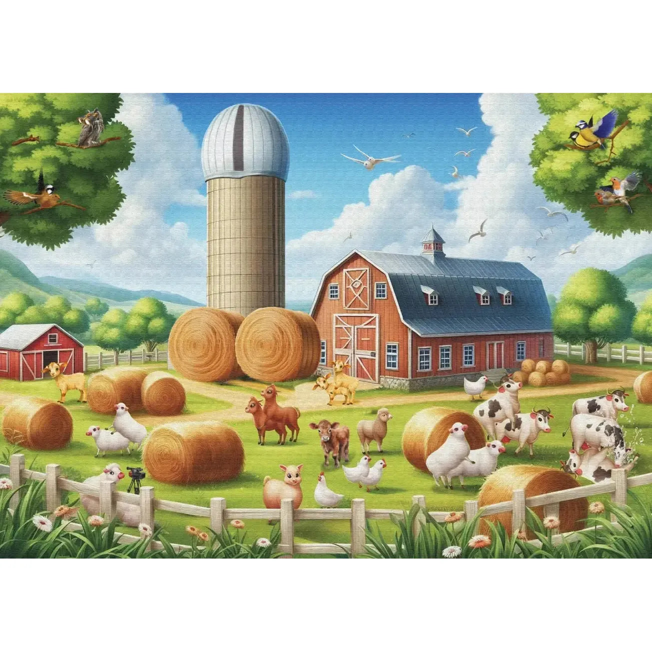 F*** Farm 1000 Piece Jigsaw Puzzle WTF