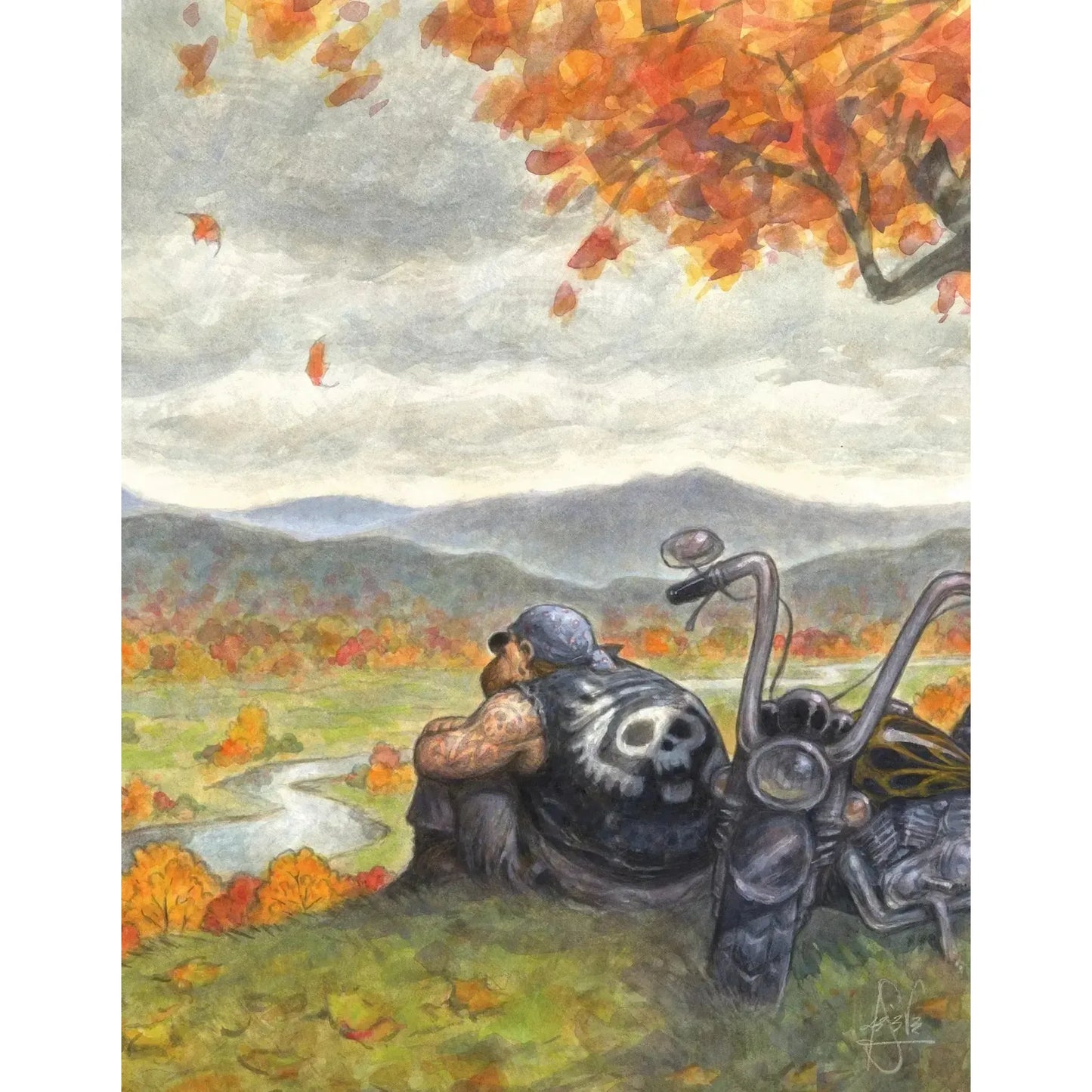 Fall & Angel by Peter de Sève 100 Piece Mini Jigsaw Puzzle NYPC