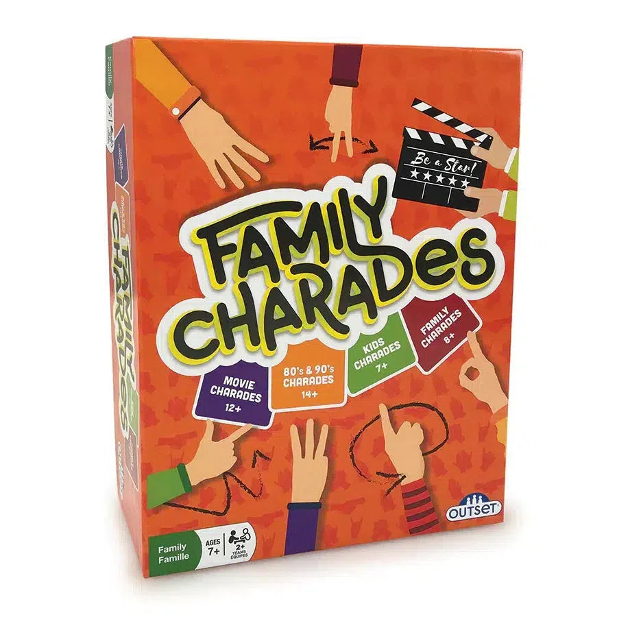 Family Charades Card Game Outset