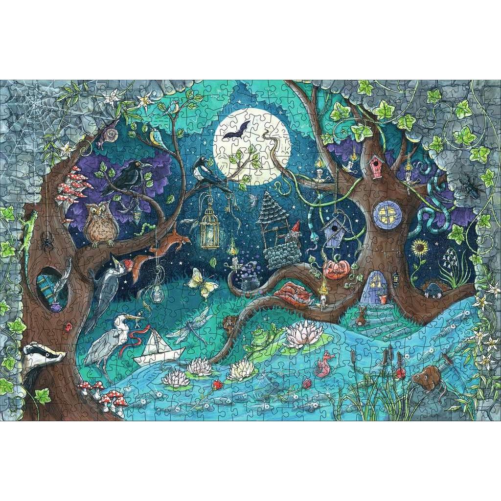 Fantasy Forest 500 Piece Wood Jigsaw Puzzle Ravensburger