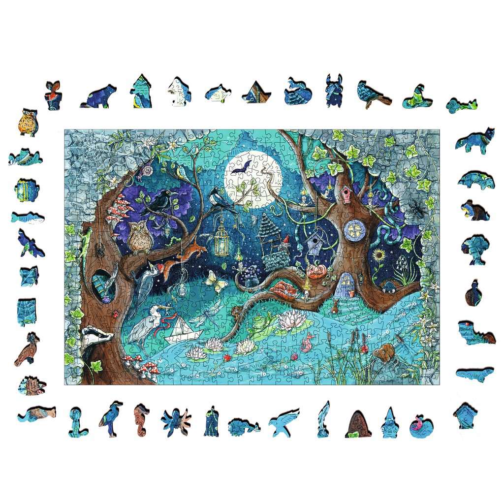 Fantasy Forest 500 Piece Wood Jigsaw Puzzle Ravensburger
