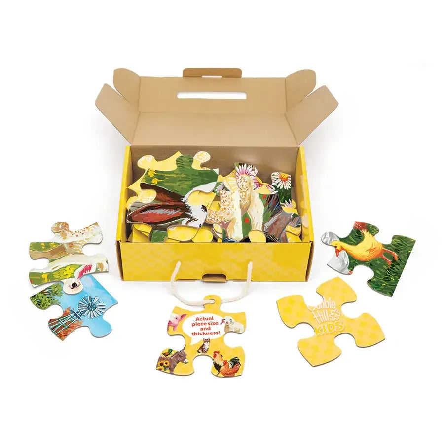 Farmyard Greetings 35 Piece Floor Jigsaw Puzzle Cobble Hill