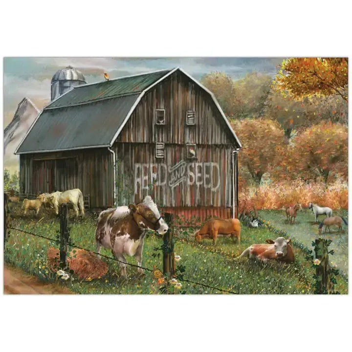 Feed & Seed Farm 1000 Piece Jigsaw Puzzle Penny Lane