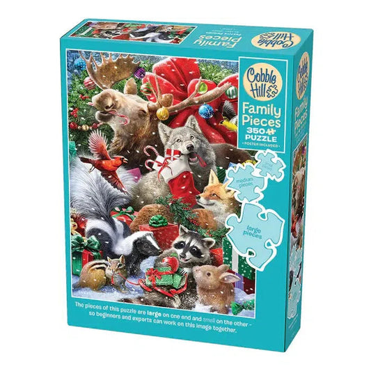 Festive Friends 350 Piece Family Jigsaw Puzzle Cobble Hill