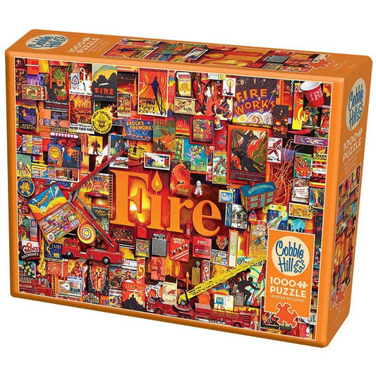 Fire 1000 Piece Jigsaw Puzzle Cobble Hill
