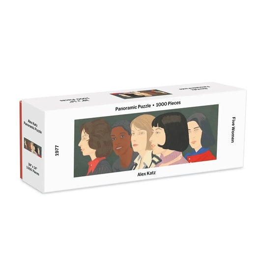 Five Women by Alex Katz 1000 Piece Panoramic Jigsaw Puzzle Galison