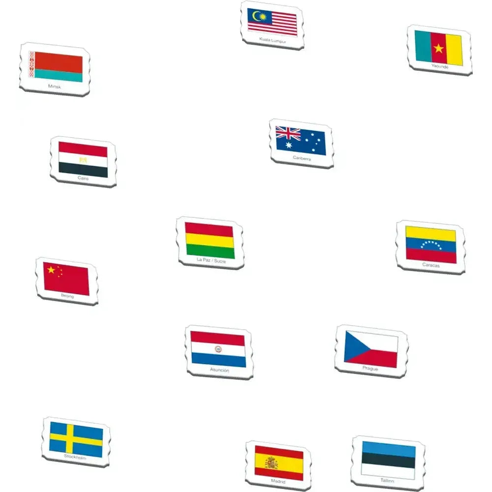 Flags of the World 80 Piece Tray Jigsaw Puzzle Larsen